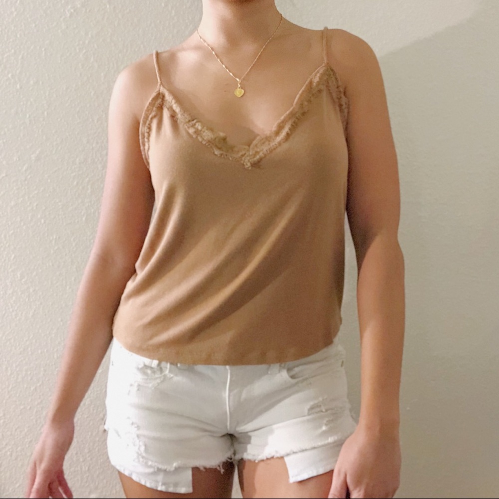 PacSun Lace Trim Tank Top